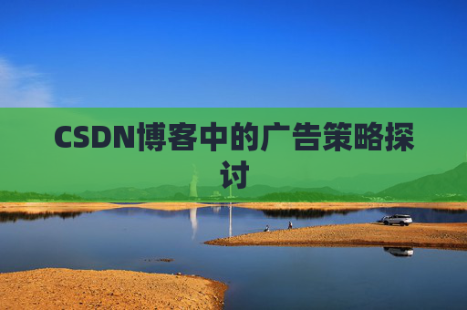 CSDN博客中的广告策略探讨